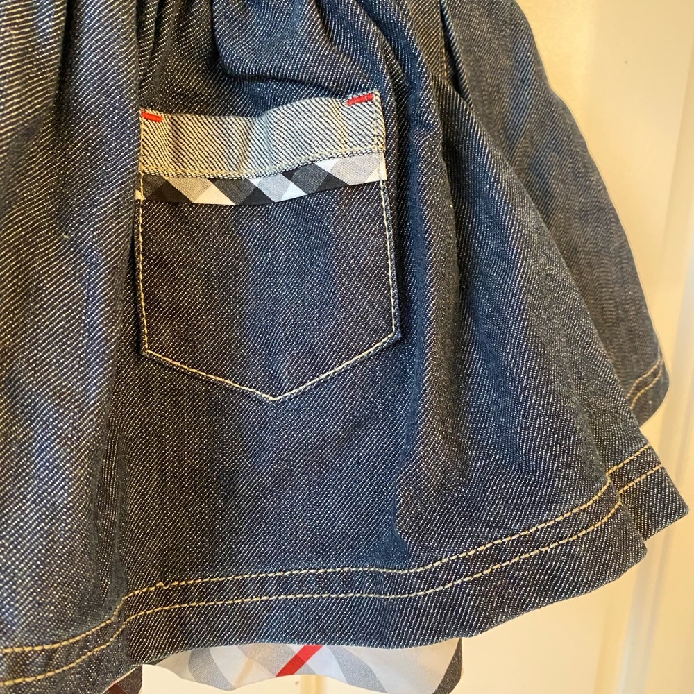 Burberry Baby Denim Jumper - Picture 2 of 8